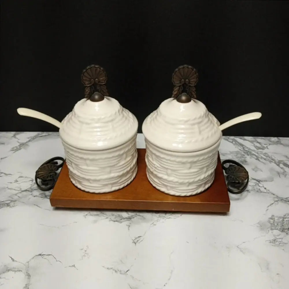 Apco Of Japan Condiment Serving Set ( Vintage ) Decor