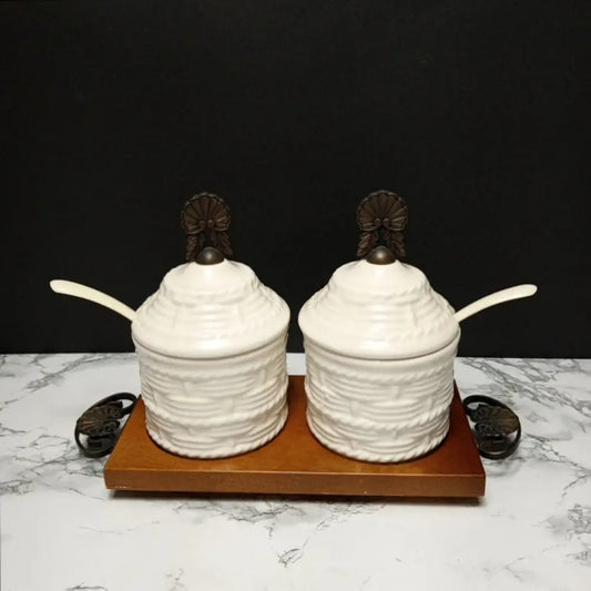 Apco Of Japan Condiment Serving Set ( Vintage ) Decor