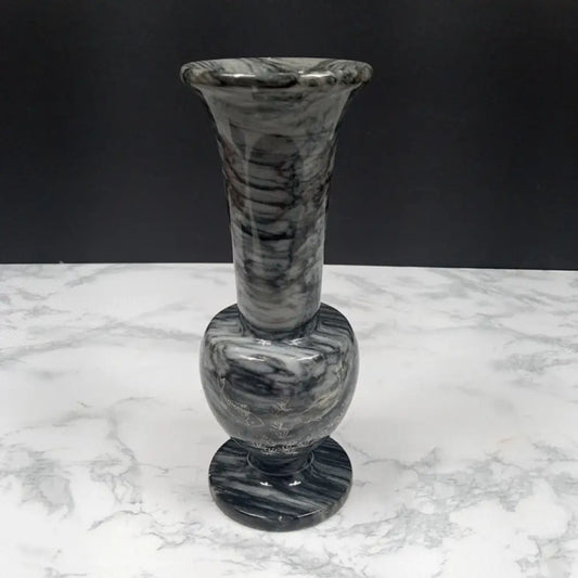 Handmade Koi Stone Vase ( Vintage ) Decor