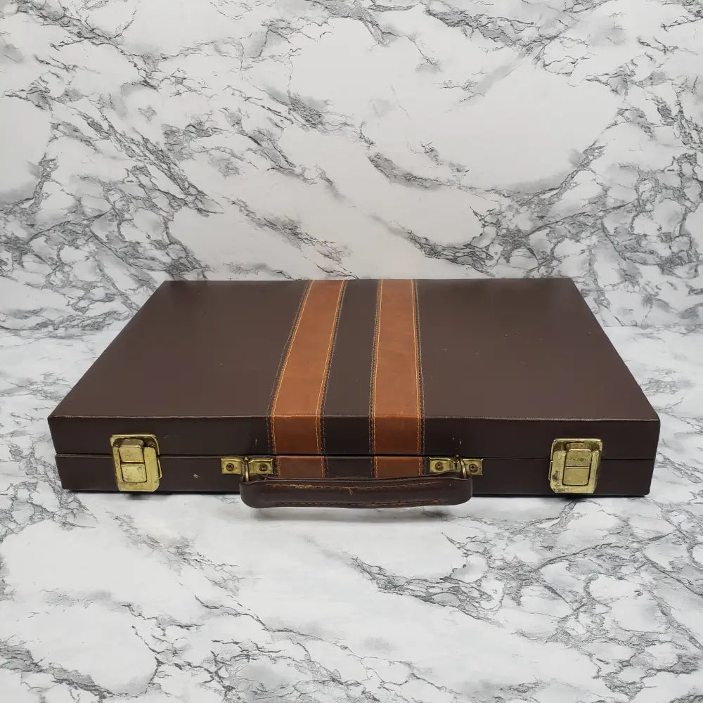 Backgammon Set Case Vintage Games