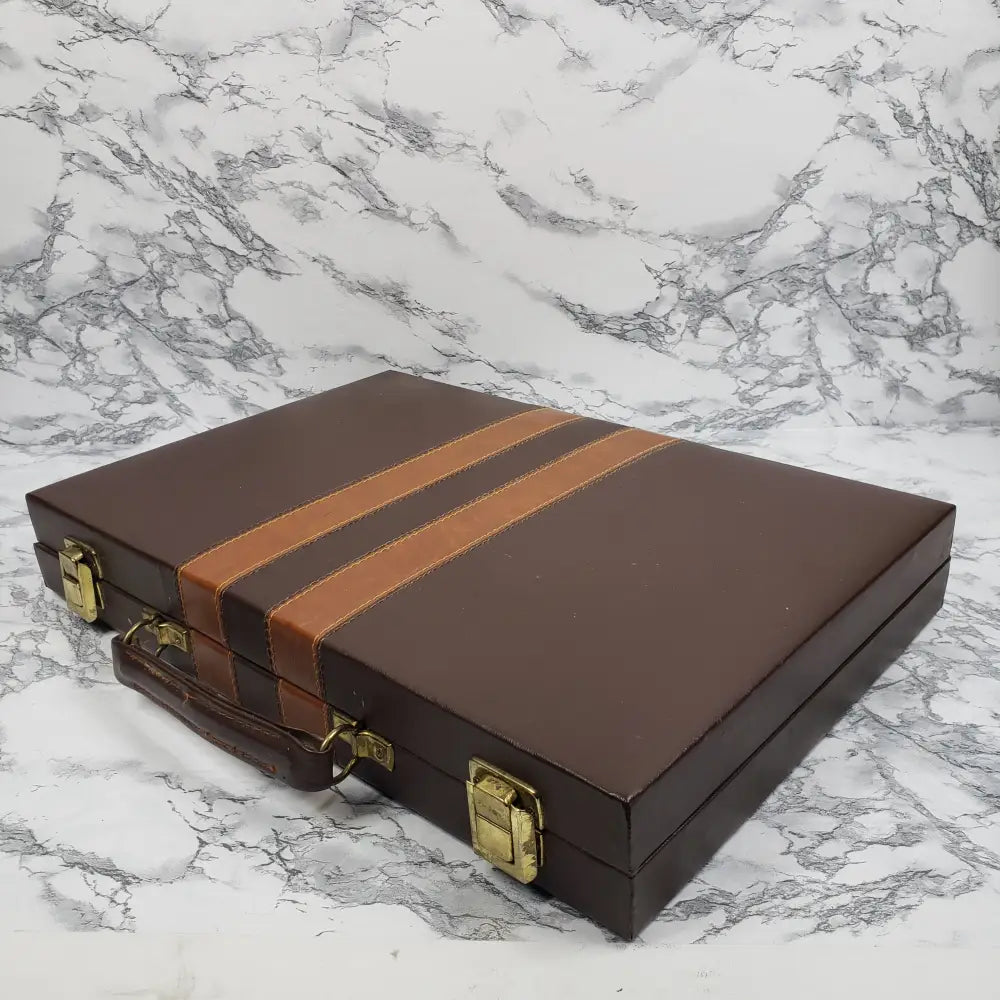 Backgammon Set Case Vintage Games