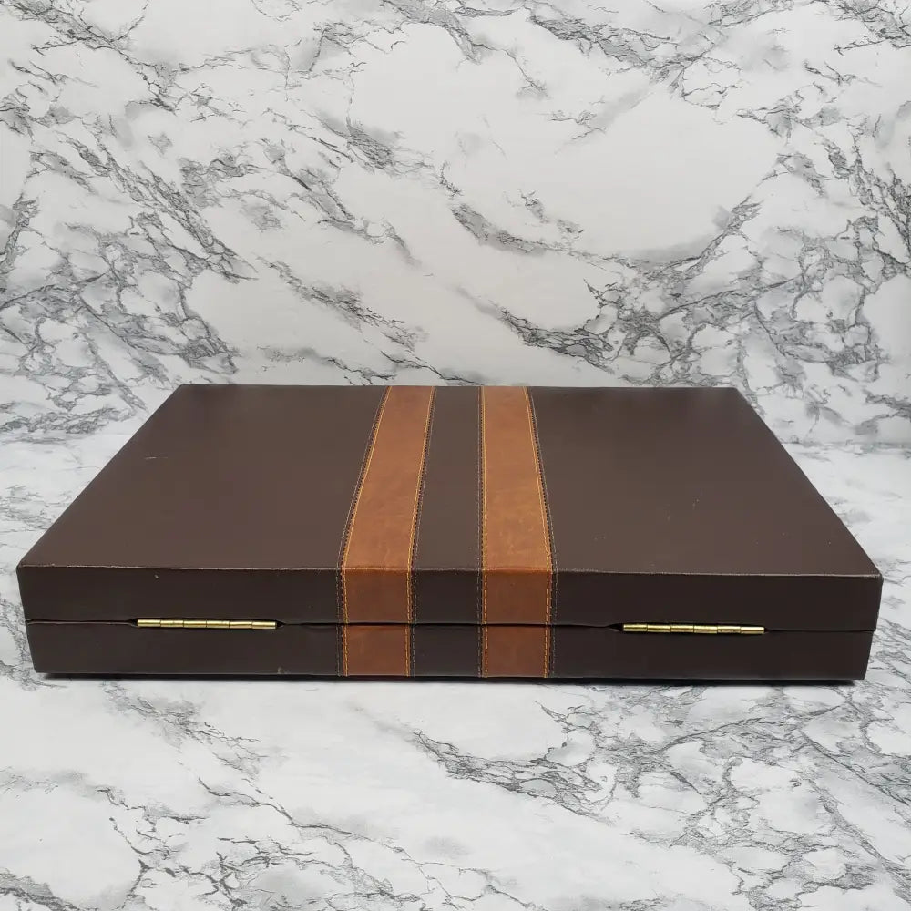 Backgammon Set Case Vintage Games