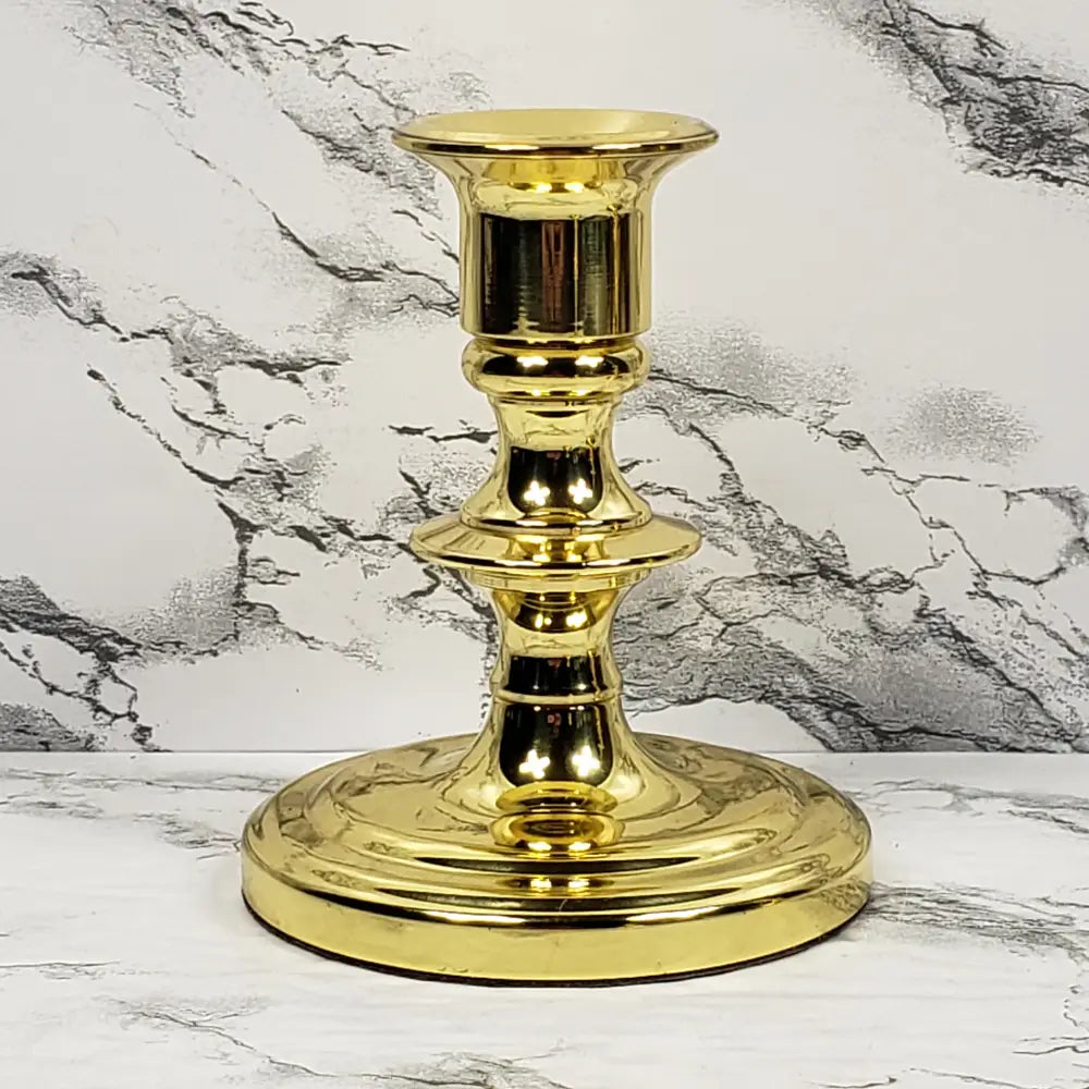 Baldwin Brass Candlesticks Set Of Three Vintage Decor