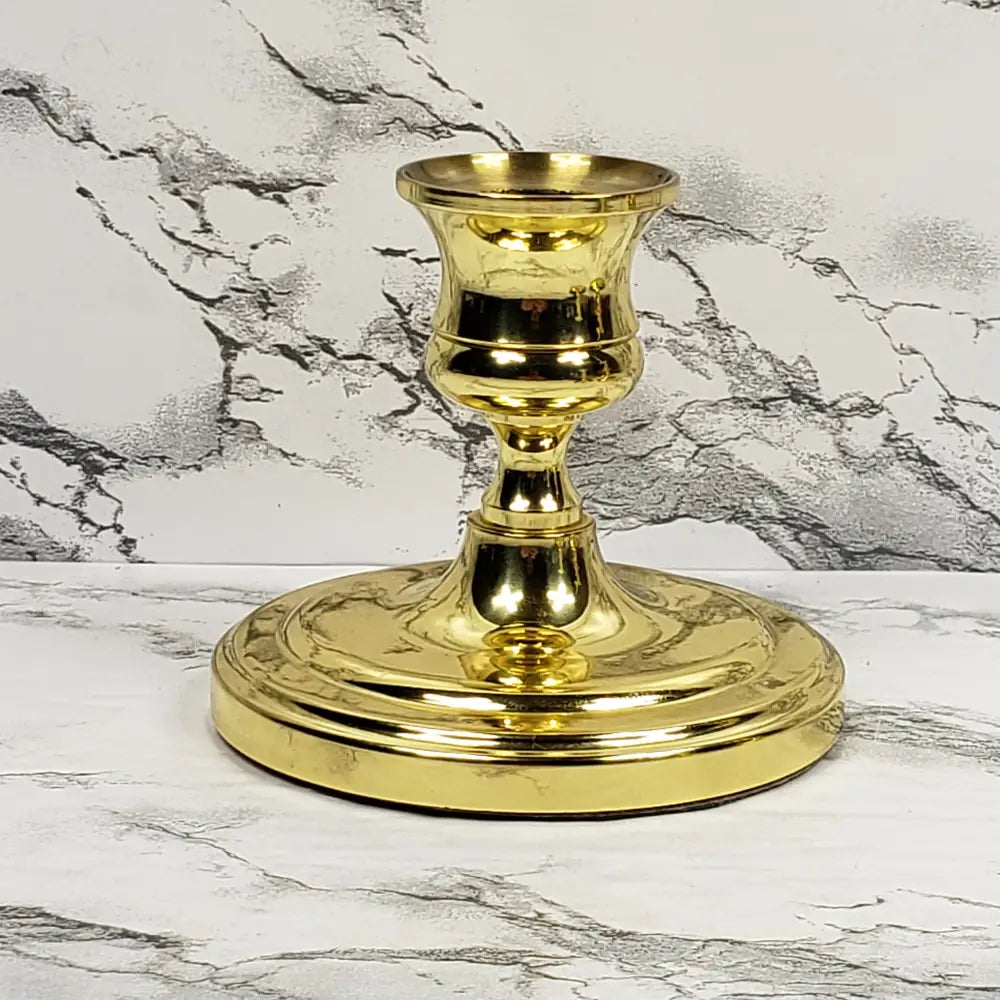 Baldwin Brass Candlesticks Set Of Three Vintage Decor