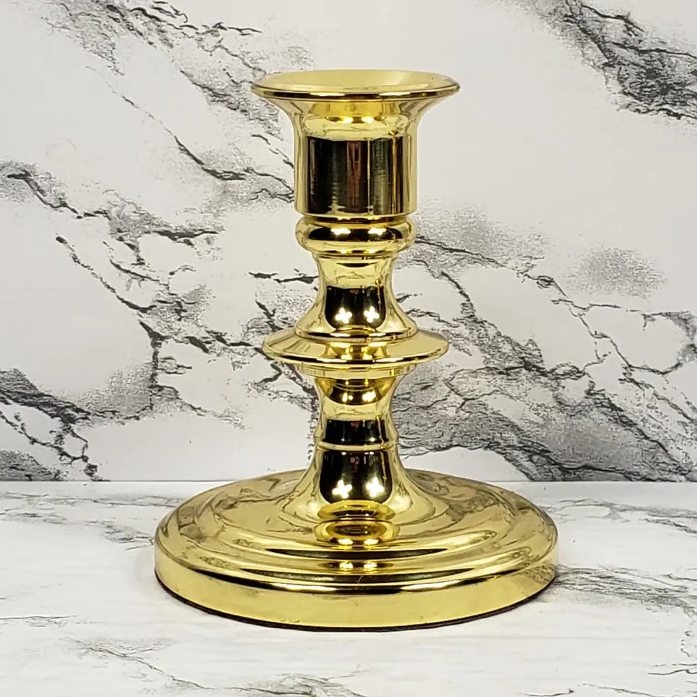 Baldwin Brass Candlesticks Set Of Three Vintage Decor