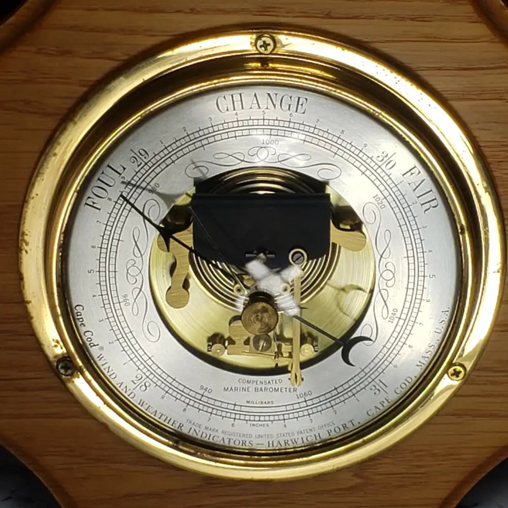 Cape Cod Marine Barometer (Vintage) Decor
