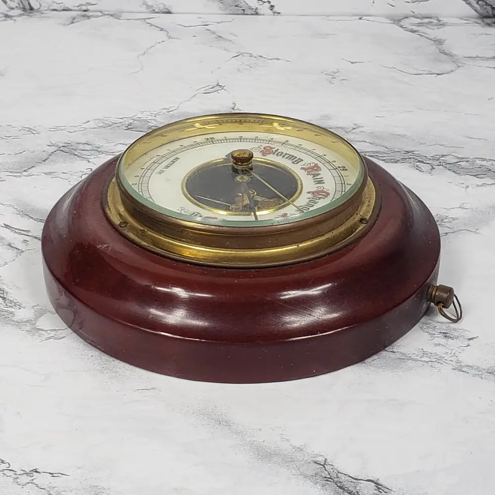 Fac Barometer Barometer German Porcelain Face Wall Mount Vintage – Hometime Vintage ...
