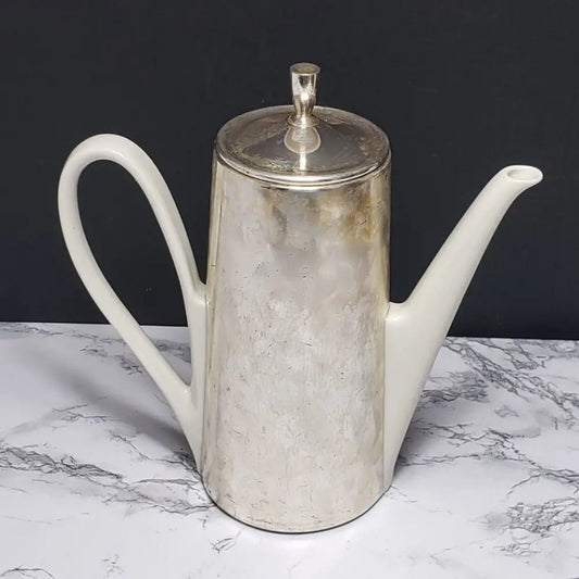 Bavarian Porcelain MCM Tea Pot With Cover Vintage - Decor