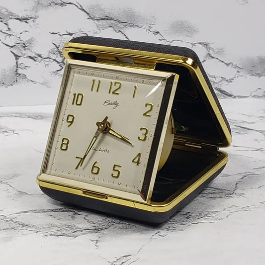 Bradley Compact Travel Alarm Clock Vintage Decor