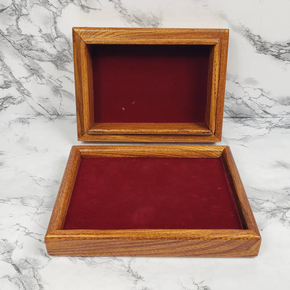 Bridger Trading Wood Box Lidded Ducks Vintage Home & Garden