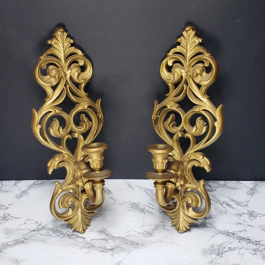 Burwood Candle Wall Sconces (Vintage) Decor