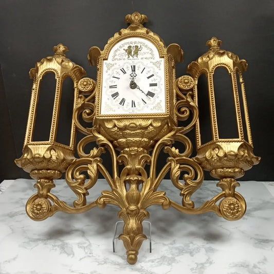 Burwood Large Wall Clock ( Vintage ) Decor