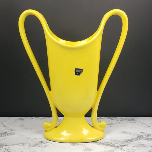 Camark Pottery Art Deco Trophy Vase Vintage Decor