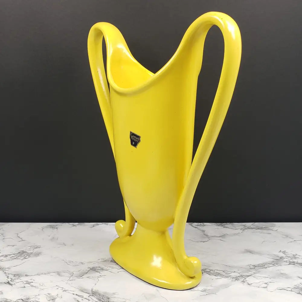 Camark Pottery Art Deco Trophy Vase Vintage Decor