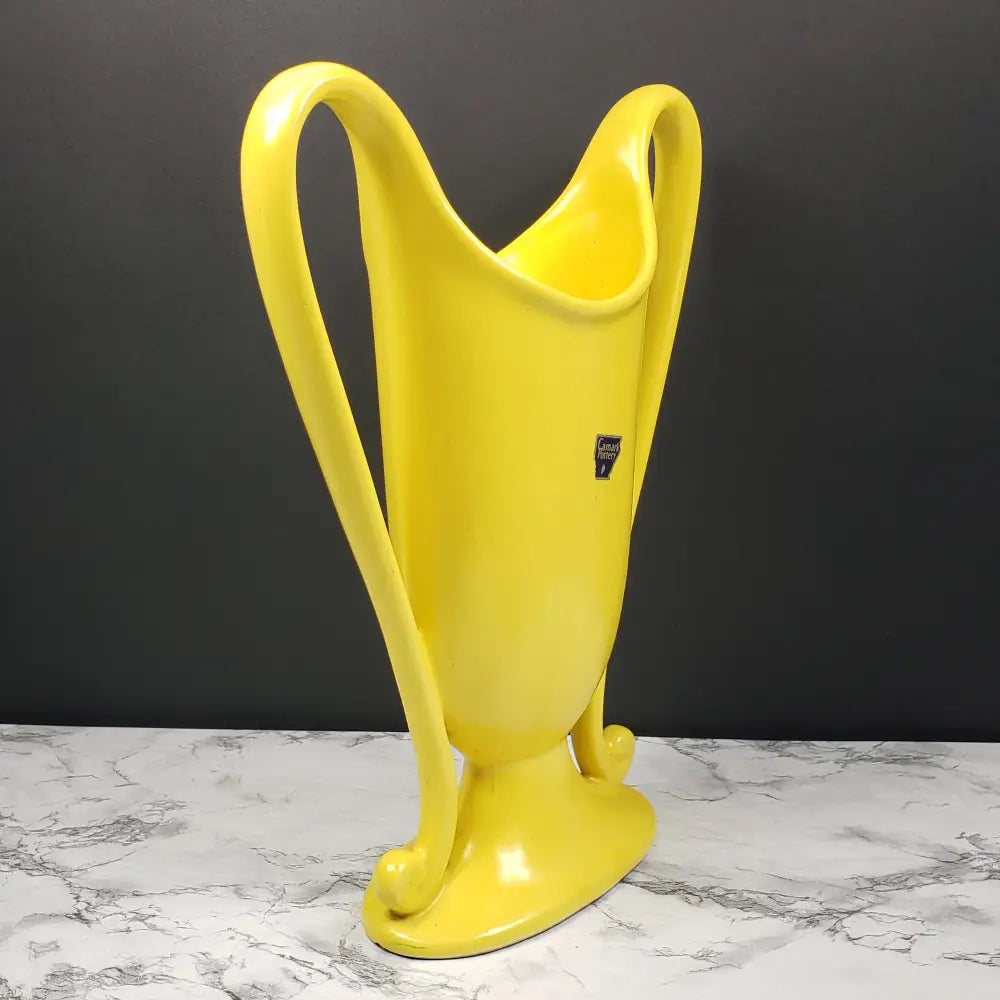 Camark Pottery Art Deco Trophy Vase Vintage Decor