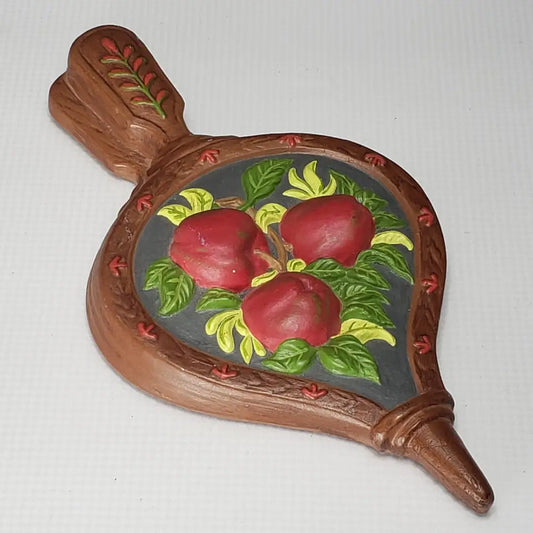Ceramic Apples Bellows Wall Decor (Vintage) - Decor