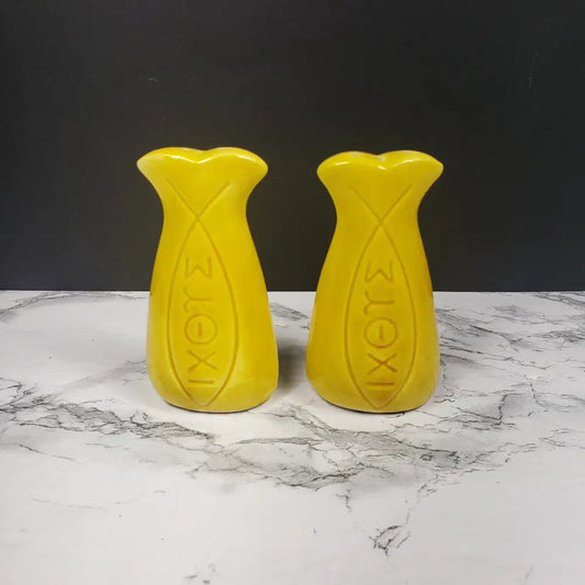 Christian Salt Pepper Shakers Vintage Decor