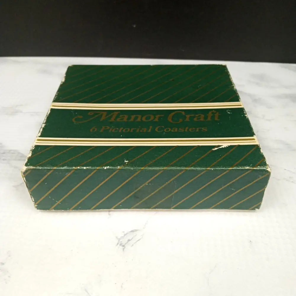 England Coaster Set Nib ( Vintage ) Decor