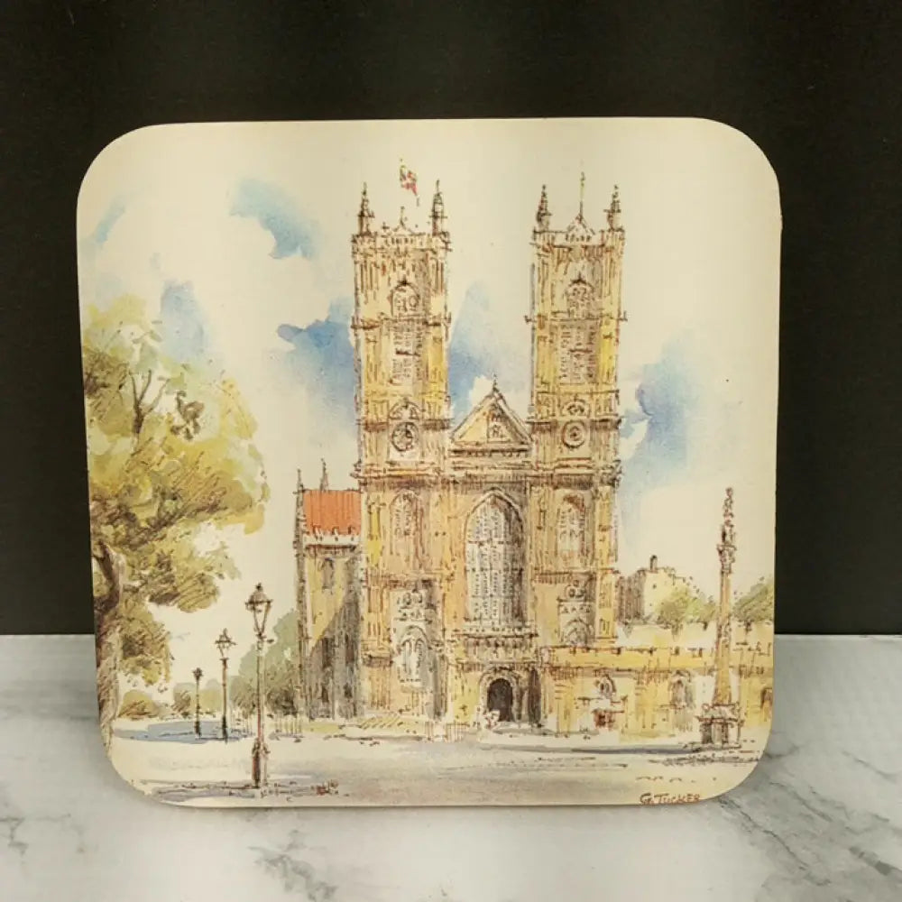 England Coaster Set Nib ( Vintage ) Decor