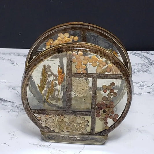Colorflo Lucite Napkin Holder Vintage - Decor