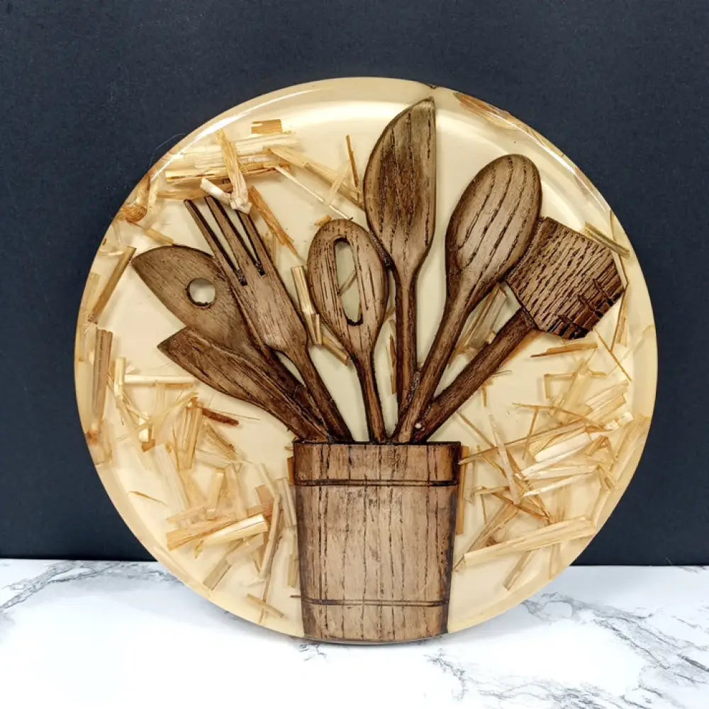 Colorflo Lucite Table Set Vintage Decor