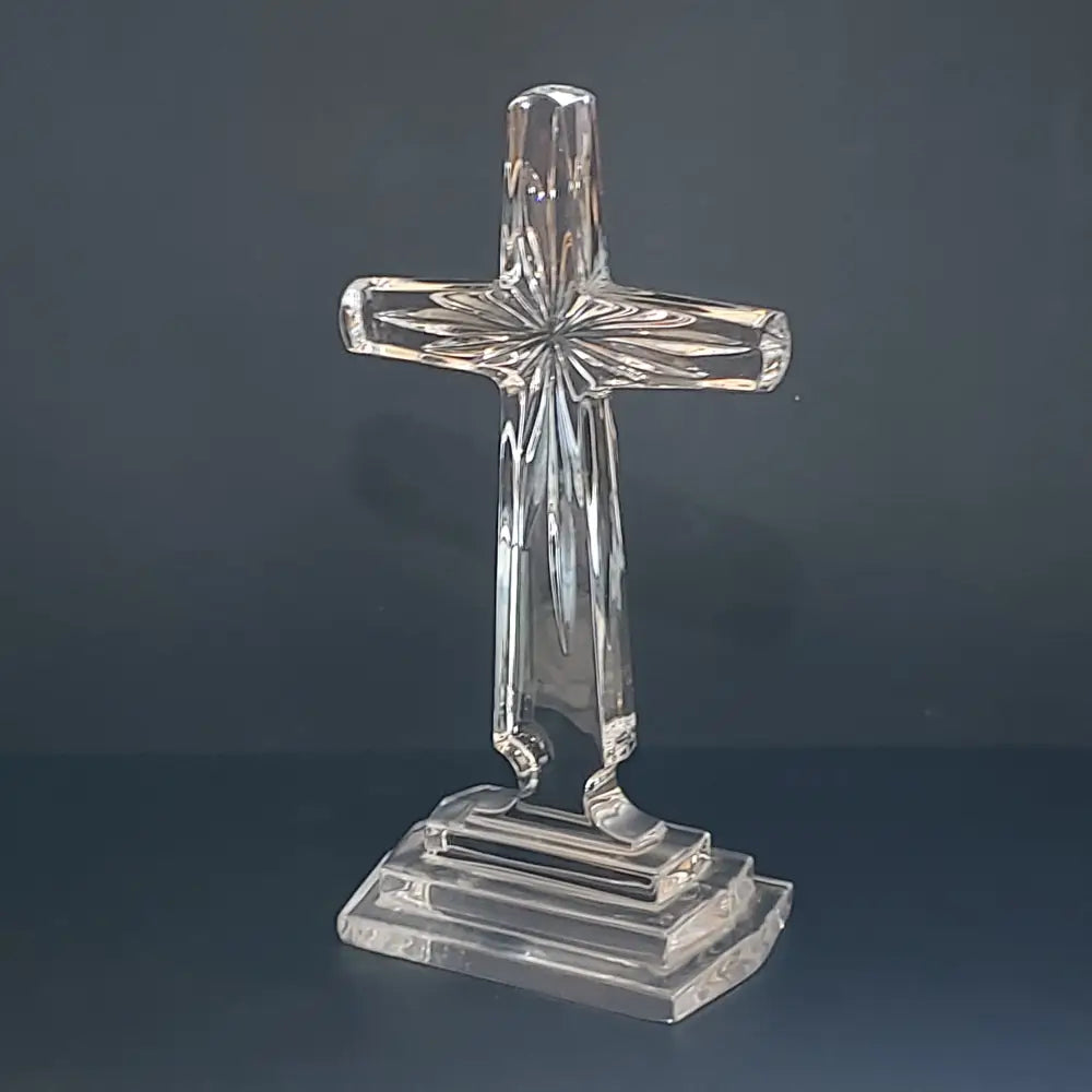 Crystal Cross Vintage Religious Items