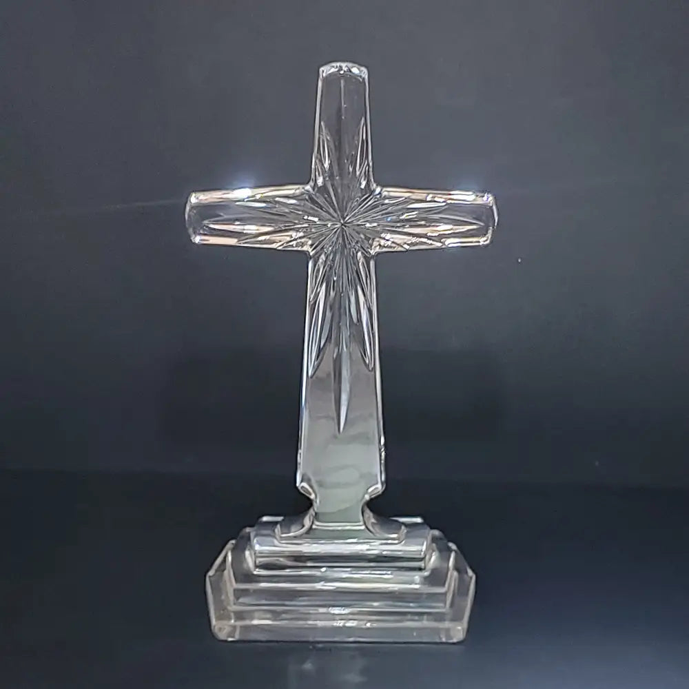 Crystal Cross Vintage Religious Items