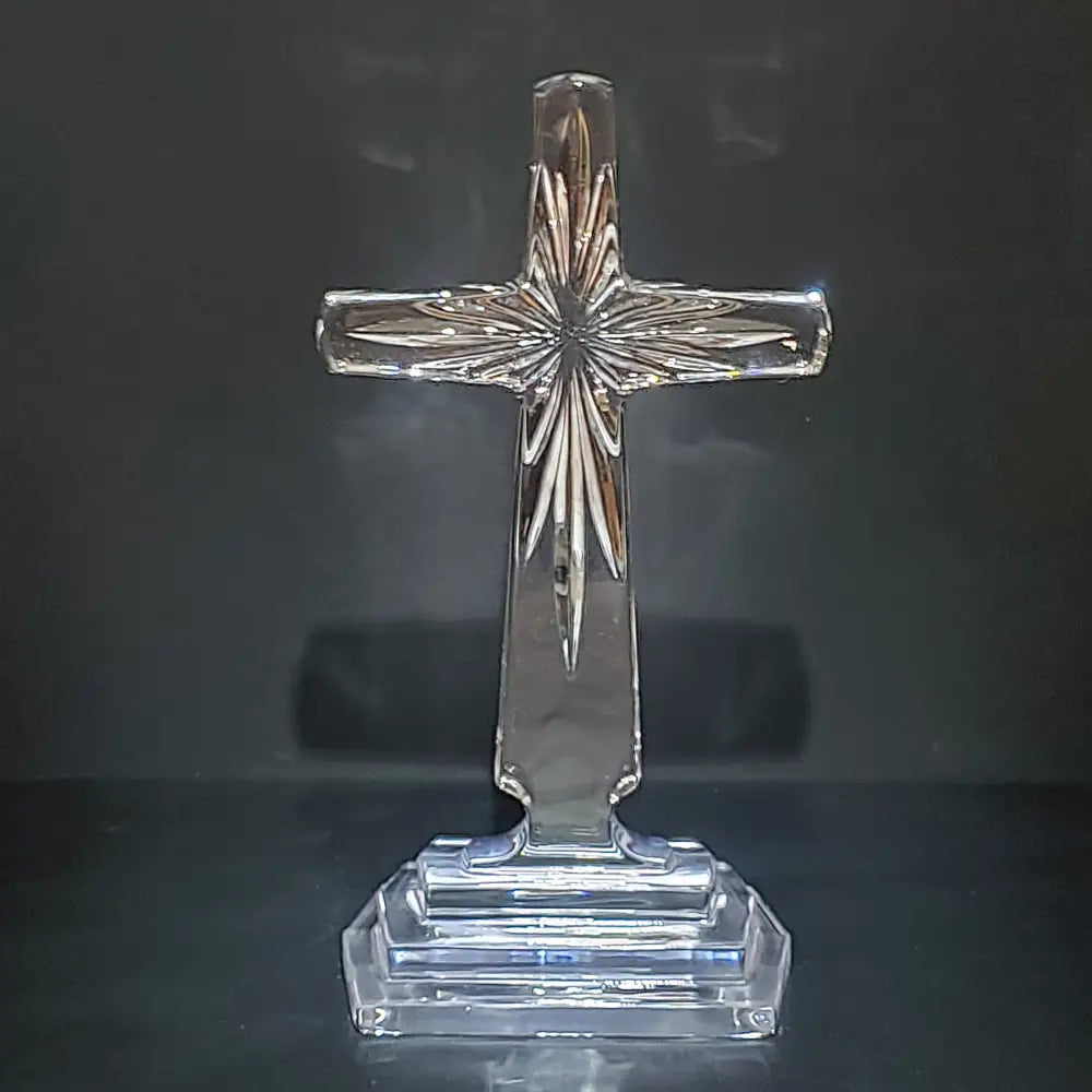 Crystal Cross Vintage Religious Items