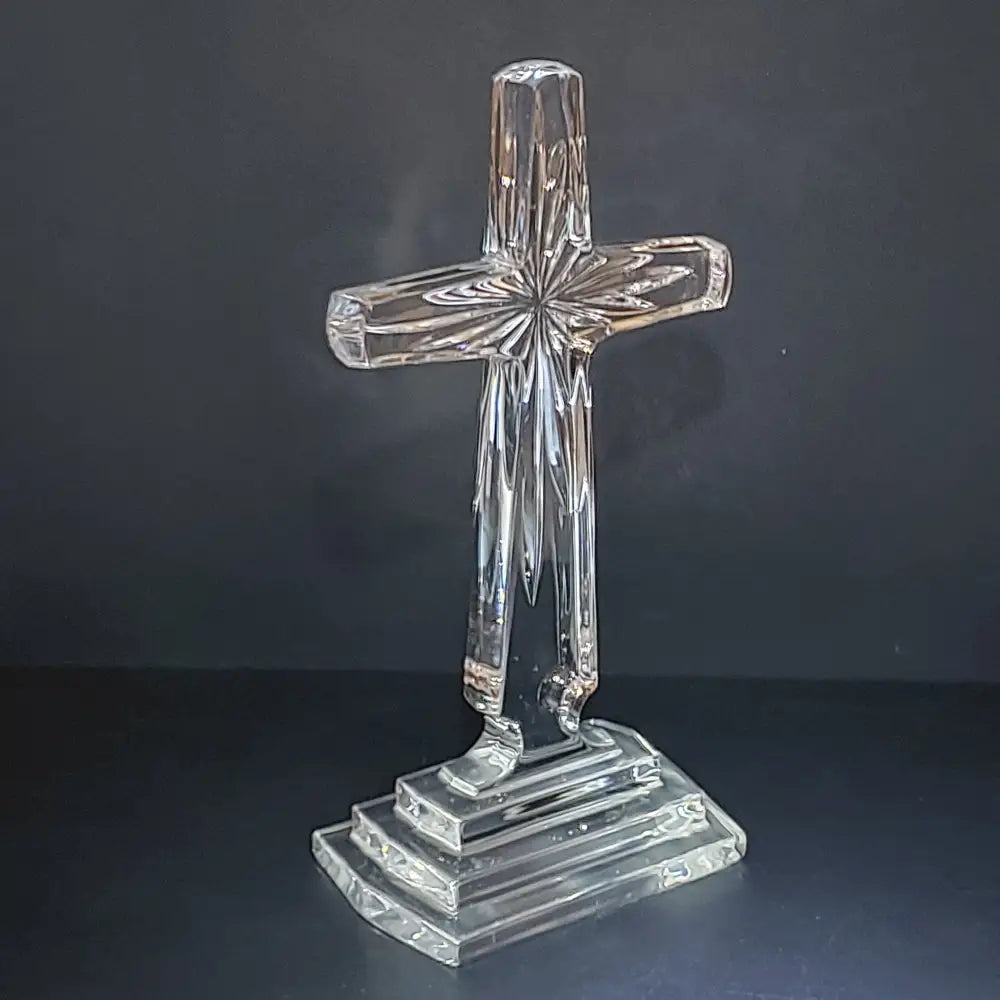 Crystal Cross Vintage Religious Items