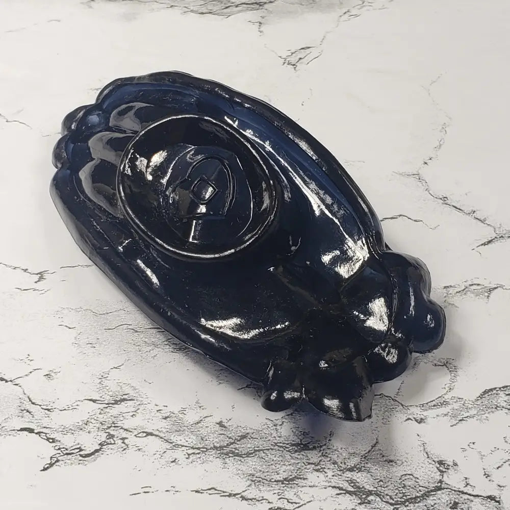 Degenhart Dark Blue Hand Trinket Dish Vintage Decor