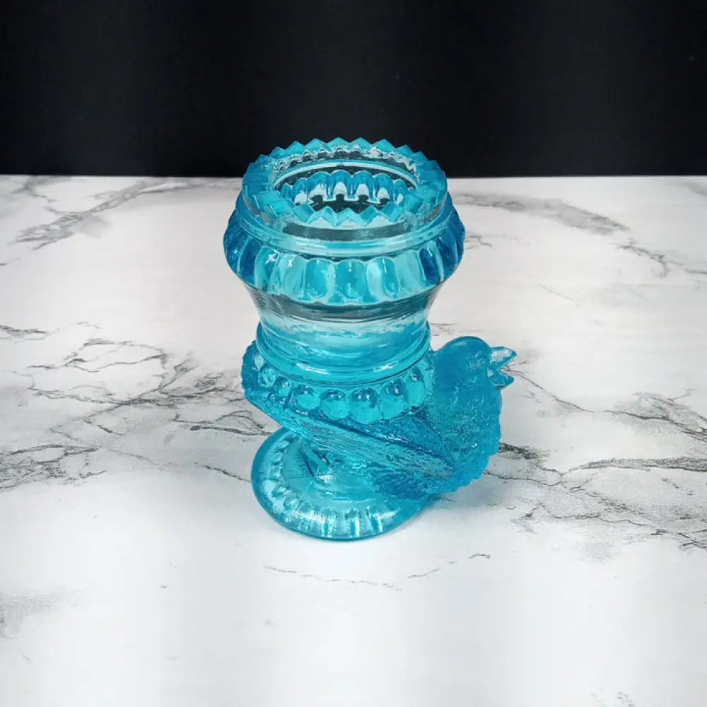 Degenhart Glass Bird Toothpick Trinket Paperweight Vintage Decor