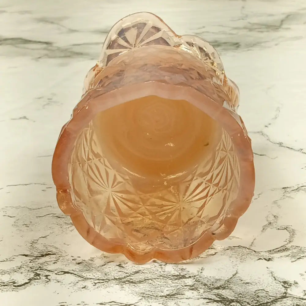 Degenhart Glass Daisy & Button Toothpick Trinket Paperweight Vintage Decor
