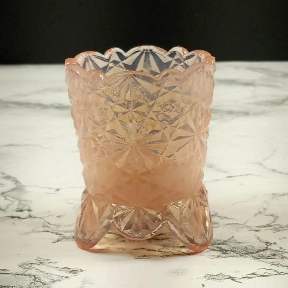 Degenhart Glass Daisy & Button Toothpick Trinket Paperweight Vintage Decor