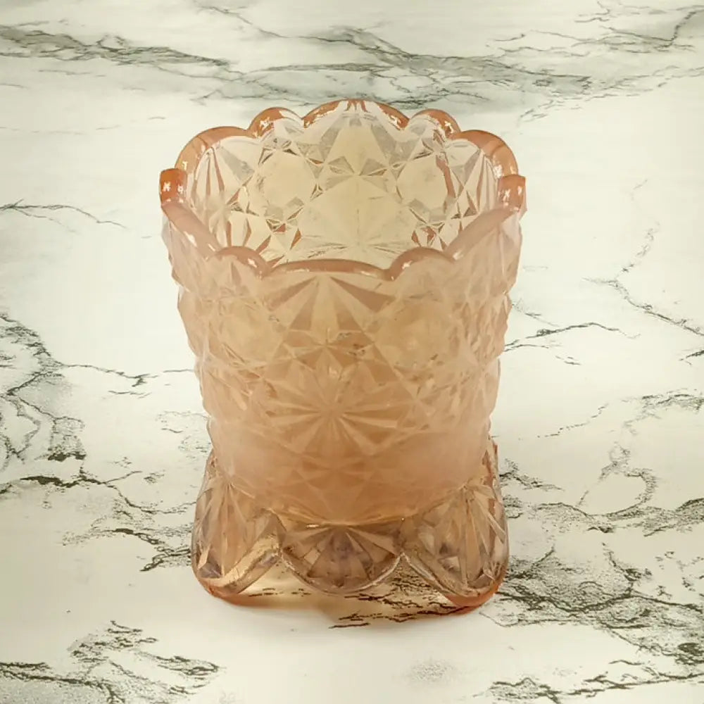 Degenhart Glass Daisy & Button Toothpick Trinket Paperweight Vintage Decor