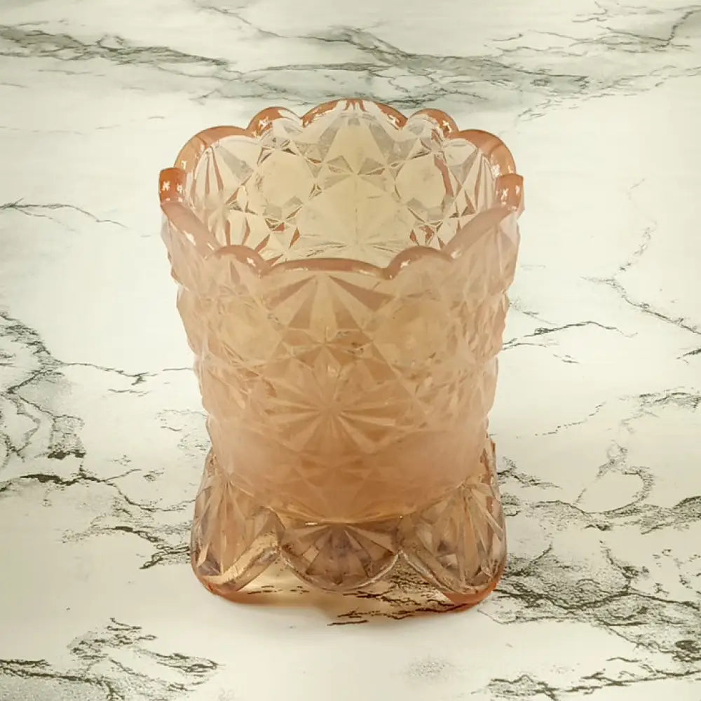 Degenhart Glass Daisy & Button Toothpick Trinket Paperweight Vintage Decor