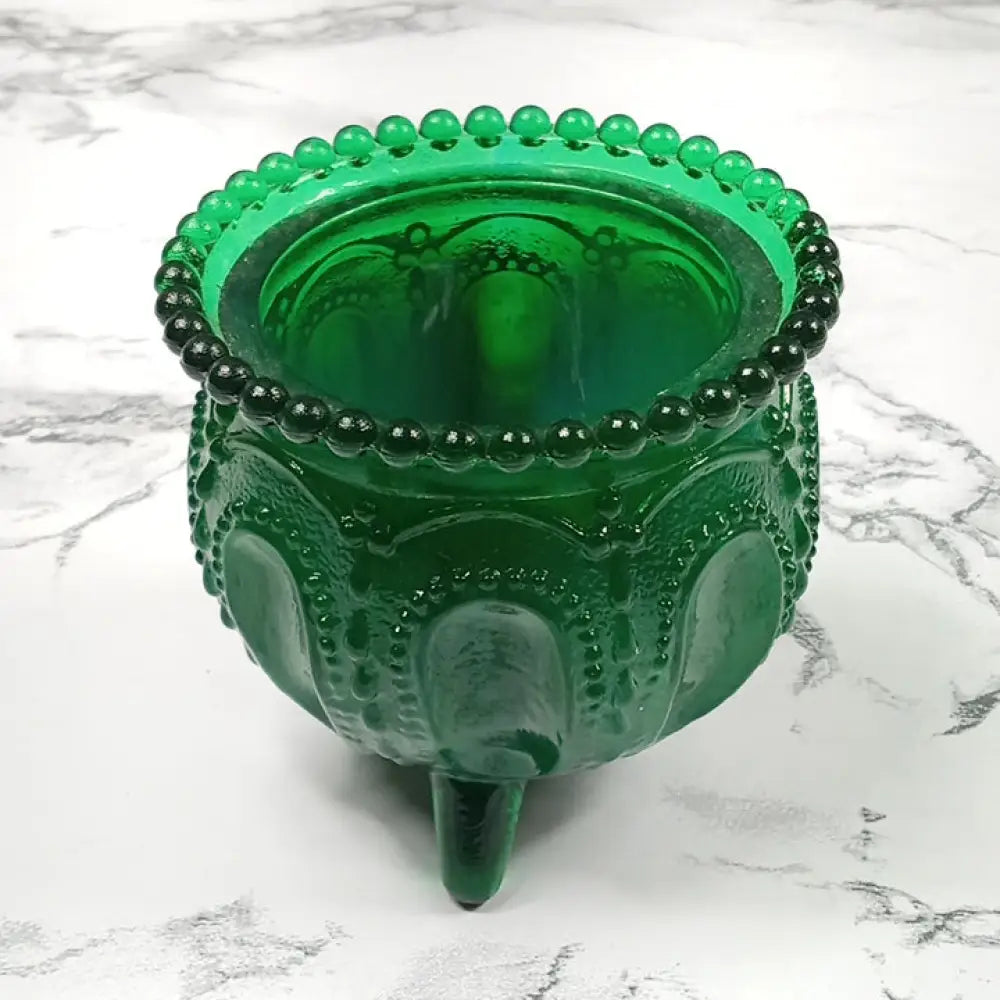 Degenhart Glass Gypsy Pot Trinket Toothpick Paperweight Vintage Decor