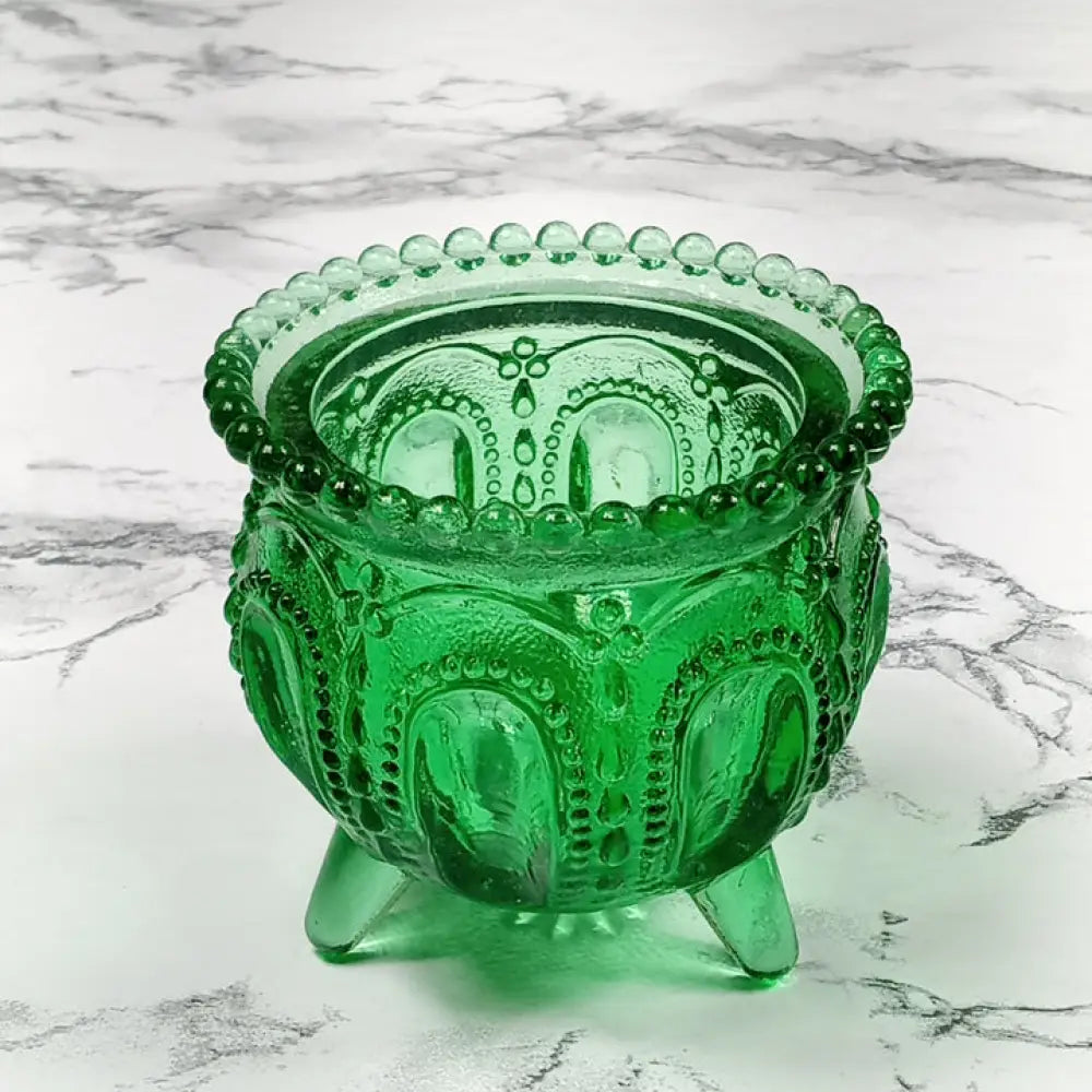Degenhart Glass Gypsy Pot Trinket Toothpick Paperweight Vintage Decor