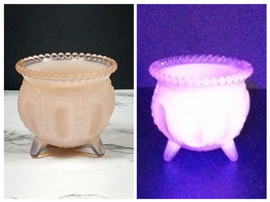 Degenhart Glass Gypsy Pot Trinket Toothpick Paperweight Vintage Decor