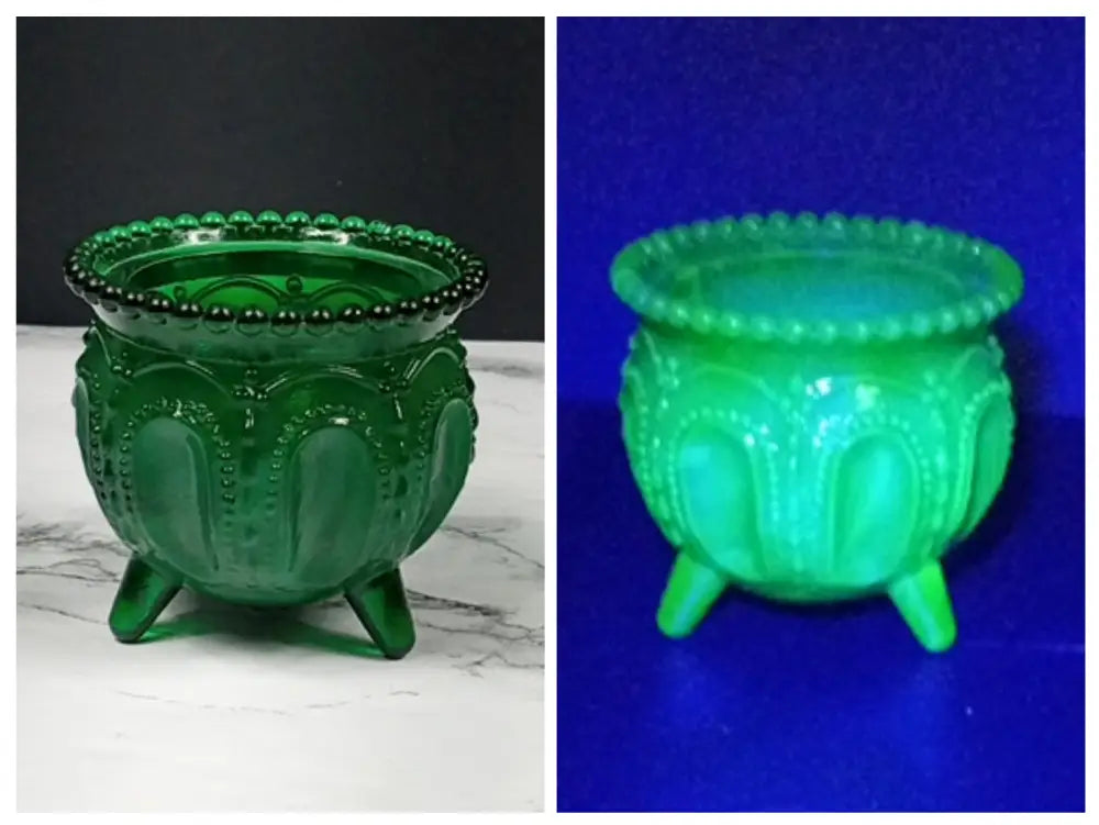 Degenhart Glass Gypsy Pot Trinket Toothpick Paperweight Vintage Decor