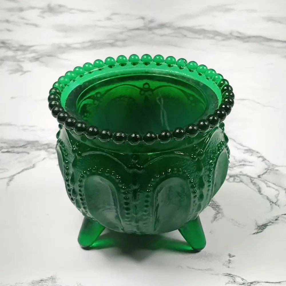 Degenhart Glass Gypsy Pot Trinket Toothpick Paperweight Vintage Decor