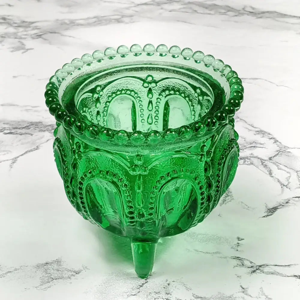 Degenhart Glass Gypsy Pot Trinket Toothpick Paperweight Vintage Decor