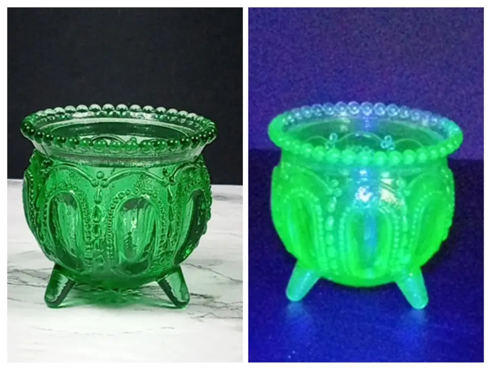 Degenhart Glass Gypsy Pot Trinket Toothpick Paperweight Vintage Decor