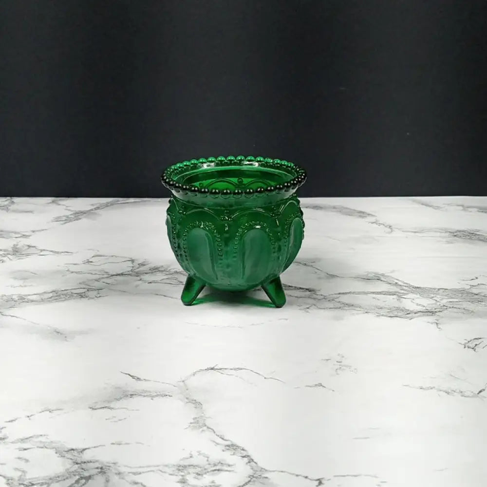 Degenhart Glass Gypsy Pot Trinket Toothpick Paperweight Vintage Decor