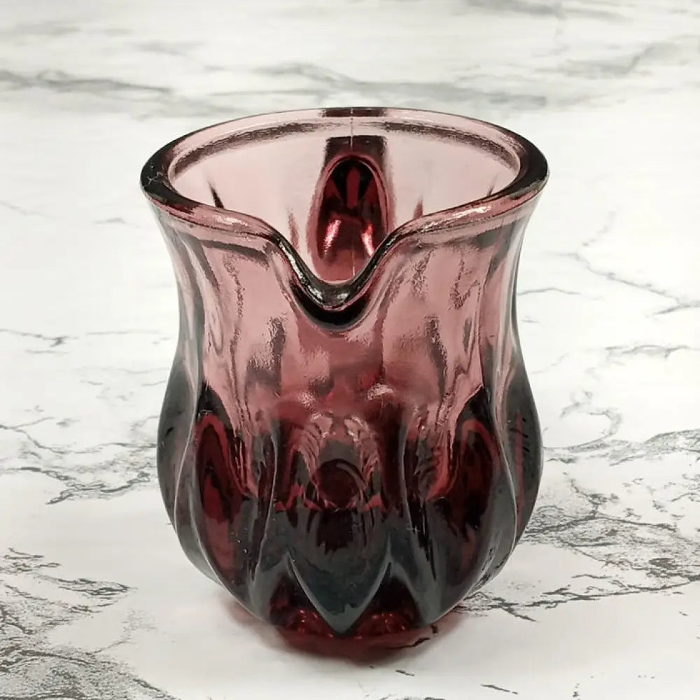 Degenhart Glass Mini Pitcher Trinket Paperweight Toothpick Vtg Decor