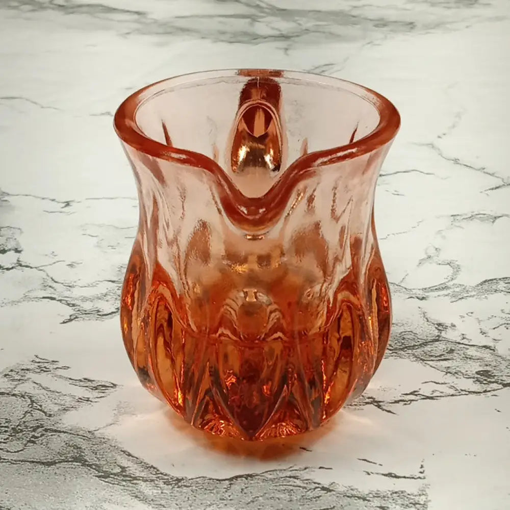 Degenhart Glass Mini Pitcher Trinket Paperweight Toothpick Vtg Decor