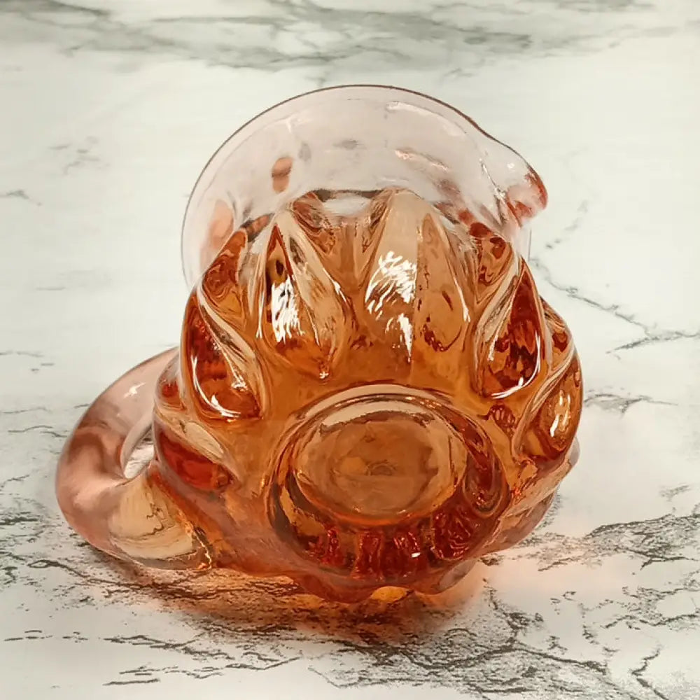 Degenhart Glass Mini Pitcher Trinket Paperweight Toothpick Vtg Decor