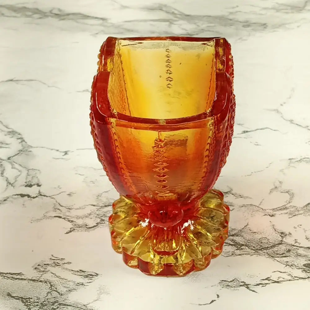 Degenhart Glass Sweetheart Trinket Paperweight Toothpick Vintage Decor