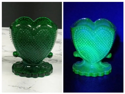 Degenhart Glass Sweetheart Trinket Paperweight Toothpick Vintage Decor