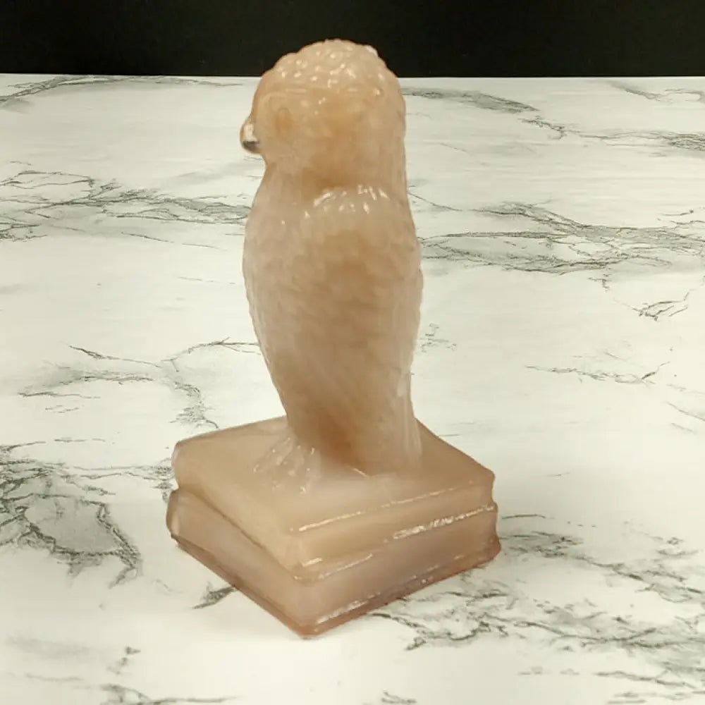 Degenhart Glass Wise Old Owl Paperweight Vintage Decor