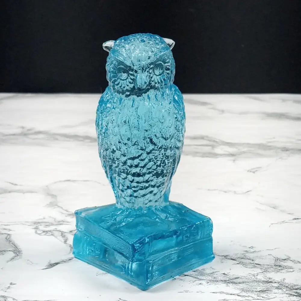 Degenhart Glass Wise Old Owl Paperweight Vintage Decor